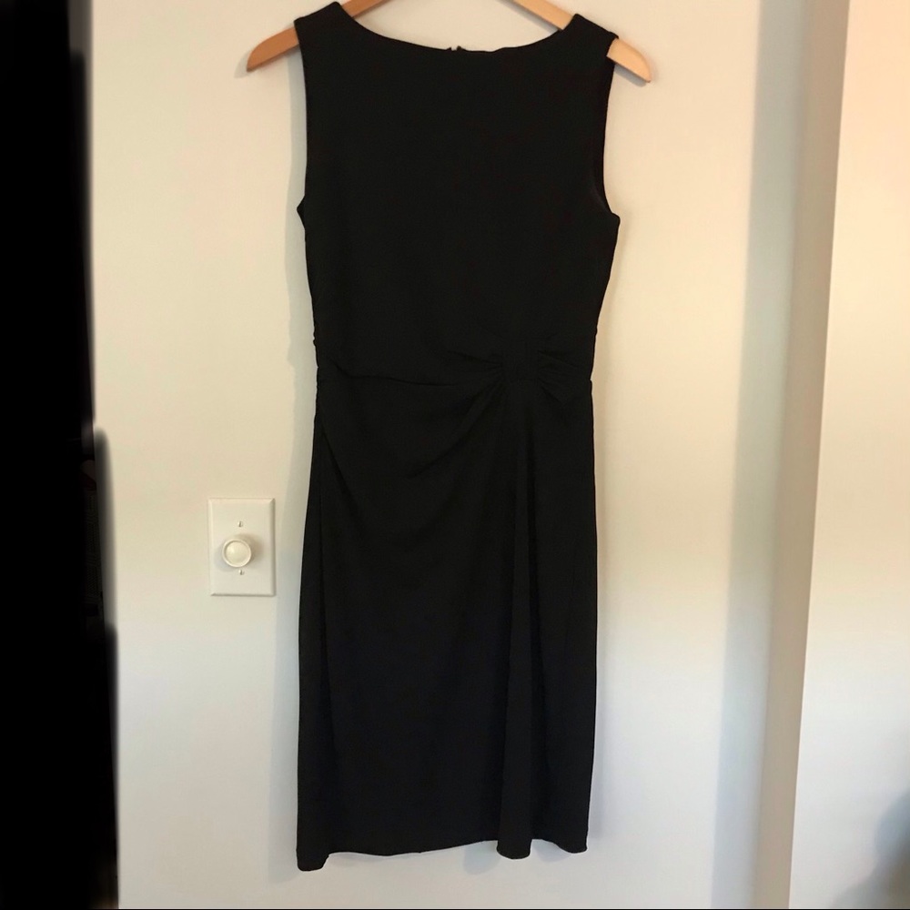 EUC Ann Taylor black sheath dress